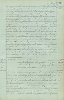 "Acêrca de duvidas sobre o provimento do logar de ajudante privativo da Conservatoria da Com...