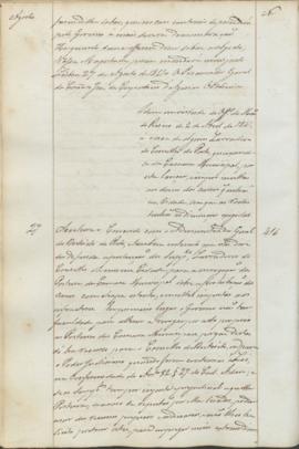 "Idem em virtude do officio do Ministerio do Reino de 2 de Abril de 1841, á cerca de alguns ...