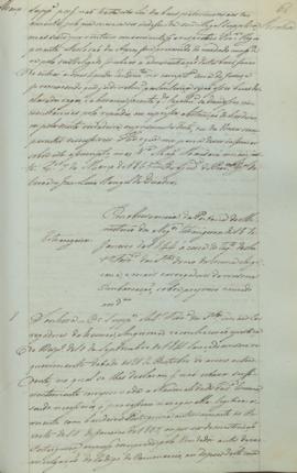 "Em observancia da Portaria do Ministerio dos Negocios Estrangeiros de 15 de Janeiro de 1844...