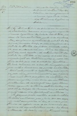 "Ácerca da recusa do Juiz de Direito da Comarca de Bicholim ao cumprimento d'uma rogatoria v...