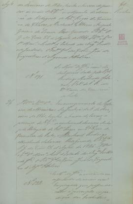 "Ao ministro da Justiça acerca da necessidade de mais um empregado que possa acudir à pronta...