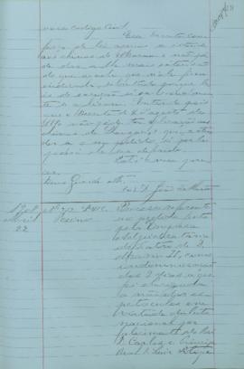 "Processo referente ao pedido feito pela empresa adjudicatária do Teatro de D. Maria II, com...