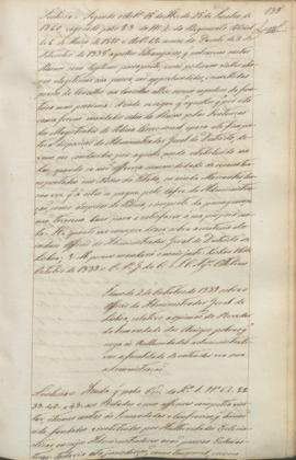 "Idem de 2 de Outubro de 1839 sobre o officio do Administrador Geral de Lisboa, relativo a o...