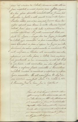 "Idem de 16 de Janeiro de 1839 sobre o officio em que o Juiz Conservador da Nação Britanica ...