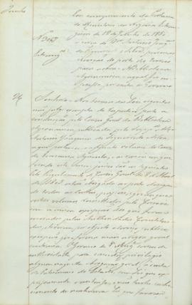 "[Parecer] em cumprimento da Portaria do Ministerio dos Negocios Estrangeiros de 12 de Junho...