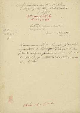 Processo em que F. Combemale e J. Michelon, empreiteiros do porto artificial de Ponta Delgada, pe...