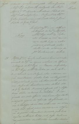 "Ao ministro da Justiça acerca dos ofícios do delegado da comarca de Mértola e do procurador...