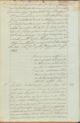 "Idem em virtude do officio do Ministerio da Justiça de 27 de Julho de 1843, á cerca do tran...