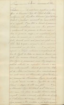 Parecer acerca das providencias propostas pelo Procurador Régio da Relação de Lisboa, e modificad...