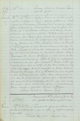 "Processo relativo ao transporte Principe D. Carlos"