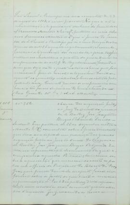 "Acerca das arguições feitas ao juiz de direito da comarca de Bardez José Joaquim Borges de ...