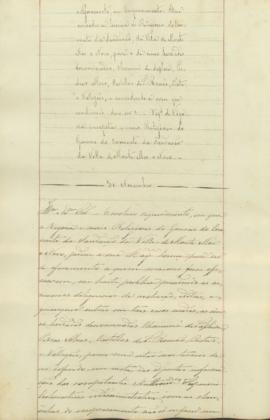 "Aforamento ou Emprazamento. Deve conceder-se licença ás Religiosas do Convento da Saudação,...