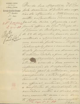 Processo relativo a um acordo feito entre o Bispo de S. Tomé de Meliapor e o Bispo de Trichinopol...