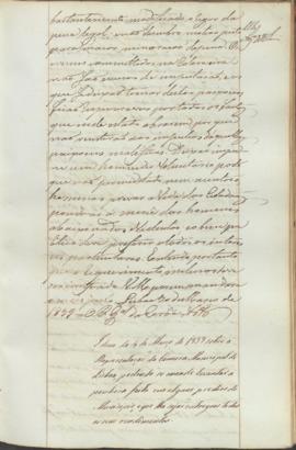 "Idem de 4 de Março de 1839 sobre a Representação da Camara Municipal de Lisboa, pedindo se ...