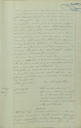 "Sobre as duvidas que se oferecem acerca da entrega á Companhia dos Caminhos de ferro de Mor...