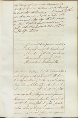 "Idem de 21 de Janeiro de 1839 sobre requerimento em que D. Emilia Sophia Loring Costa, pede...