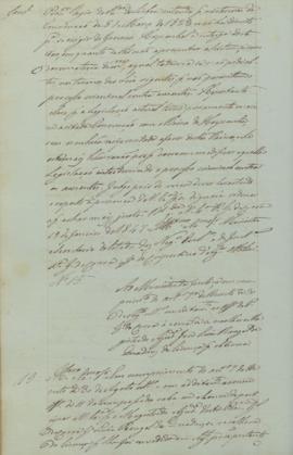 "Ao ministro da Justiça em cumprimento do artigo 7.º do decreto de 30 de agosto última em ad...