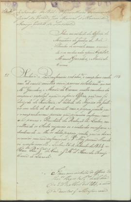 "Idem em virtude do Officio do Procurador Regio da Relação de Lisboa de 22 de Abril de 1844,...