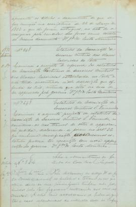 "Sobre a administração da fazenda da Casa Real - Impostos"