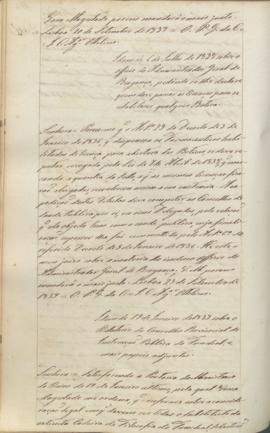"Idem de 19 de Janeiro de 1839 sobre o Relatorio do Conselho Provincial de Instrucção Public...