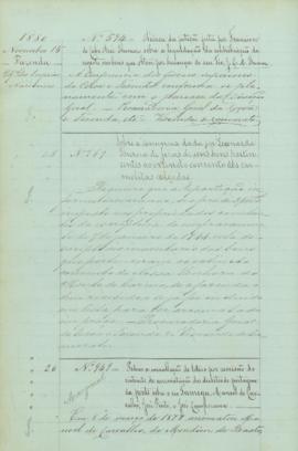 "Pedem a annullação de letras por rescisão do contracto de arrematação dos direitos de porta...