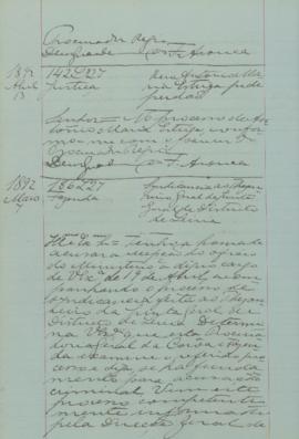 "Sindicância ao tesoureiro geral da Junta Geral de Distrito de Leiria"