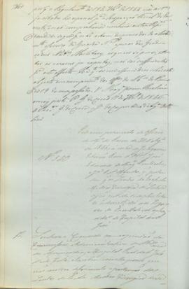 "Em observancia do officio do Ministerio do Reino de 21 de Agosto de 1846, á cerca de Joaqui...