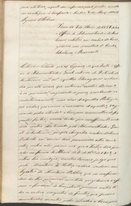 "Idem de 7 de Março de 1837 sobre o Officio do Administrador de Santarem, relativo aos roubo...