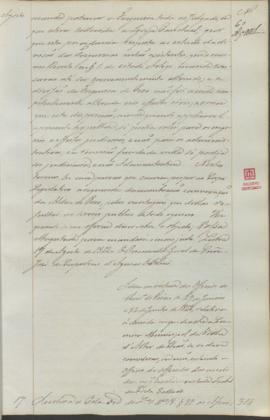 "Idem em virtude do Ministerio do Reino de 29 de Janeiro e 22 de Junho de 1842, relativa á d...