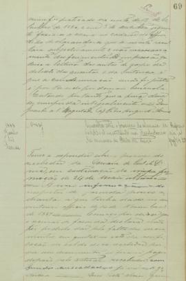 "Consulta sobre o processo de alcance de 606$830 réis encontrado na Recebedoria da Comarca d...