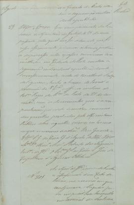 "Ao ministro da Justiça acerca do bárbaro assassinato de um cabo de polícia, na ocasião em q...