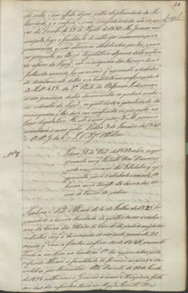 "Idem 31 de Dezembro de 1839 sobre requerimento em que Jacinto Dias Damazio pede a approvaçã...