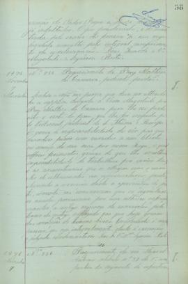 "Requerimento de Ruy Mattôso da Camara, pedindo perdão"