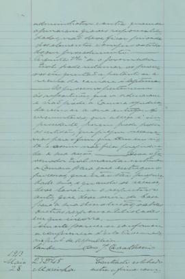 "Contrato celebrado entre a firma comercial Abel da Fonseca e o Conselho Administrativo dos ...