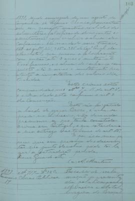 "Processo de reclamação apresentada pela Companhia Mineira e Metalúrgica do Braçal contra o ...