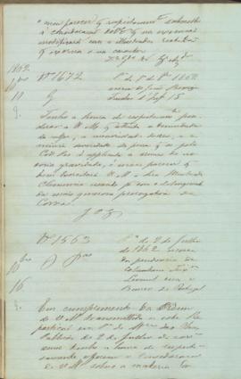"Portaria de 2 de Julho de 1862 acerca da pendencia de Columbano Teixeira Leomil com o Banco...