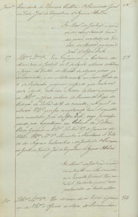 "Ao Ministro da Justiça, ácerca da entrada em Miranda um Tenente Coronel Hespanhol, Carlista...