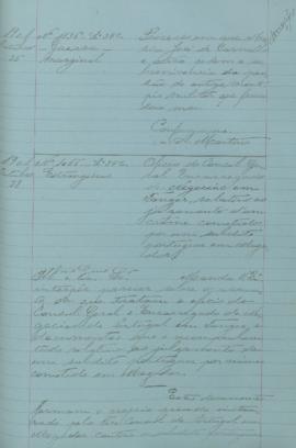 "Ofício do cônsul geral encarregado de negócios em Tânger, relativo ao julgamento de um crim...