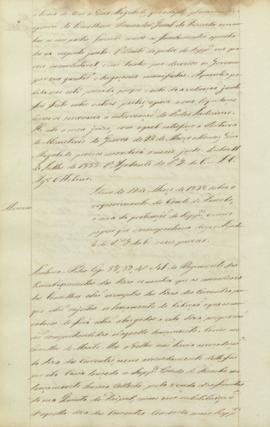 "[Officio de informação e parecer em virtude d'officio do Thesouro Publico] de 12 de Março d...