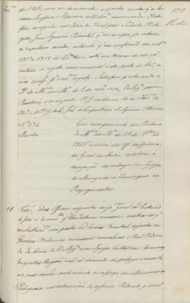 "[Parecer] em cumprimento da Portaria do Ministerio da Marinha de 19 de Outubro de 1846 acer...