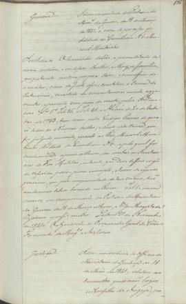 "Idem em virtude da Portaria do Ministerio da Guerra de 18 de Março de 1841 - á cerca do pro...