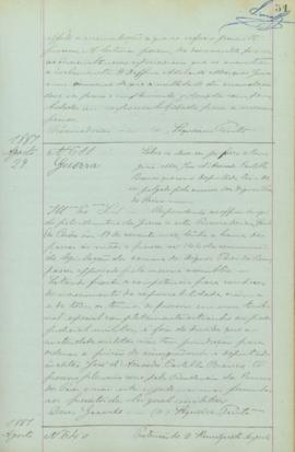 "Sobre se deve ser já preso o cirurgião-mor José de Azevedo Castelo Branco que, como deputad...