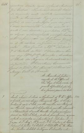 "Ao Ministro da Justiça remettendo-lhe o Officio do Procurador Regio de Lisboa acerca da gra...