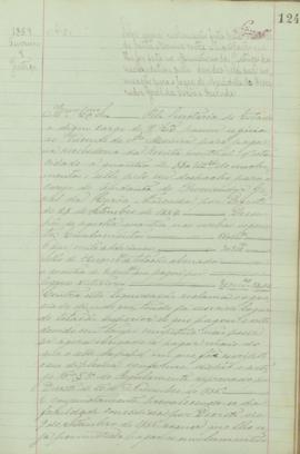 "Sobre uma reclamação feita pelo visconde de Santa Mónica contra a liquidação que lhe foi fe...