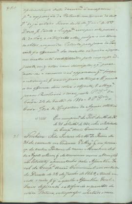 "Em cumprimento da Portaria do Ministerio do Reino de 21 de Outubro de 1850, sobre os Estatu...