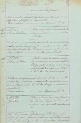 "Sobre o sítio onde o réu João da Rocha Rego deve cumprir a pena em que está condenado"