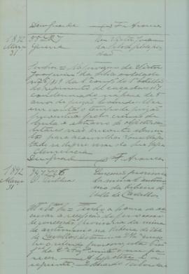 "Concessão provisória da mina de antimónio da Ribeira de Vale de Cavalos"