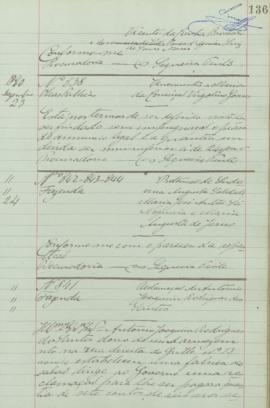 "Reclamação de António Joaquim Rodrigues dos Santos"