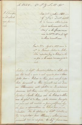 "Idem de 29 de Agosto de 1838 acerca de requerimentos de Bernardo Antonio da Motta e Silva d...