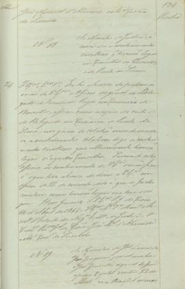 "Ao Ministro da Justiça á cerca de Jozé Joaquim por alcunha = o Jozé Grande, o qual soffreu ...